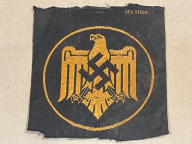 Original Nazi Era German NSRL/DRL Bronze Sports Badge in Cloth