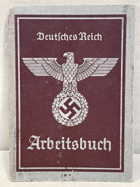 Original Nazi Era German Arbeitsbuch, 2nd Type