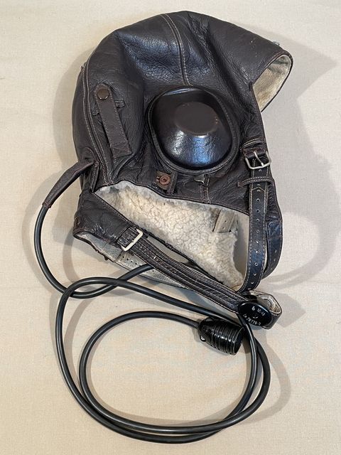 Ww2 german shop pilot helmet