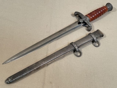 Original WWII German Army Officer's Dagger and Scabbard, WKC