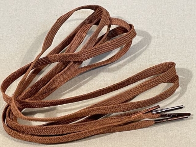 Original WWII German BROWN 80cm Shoe Laces, Pair