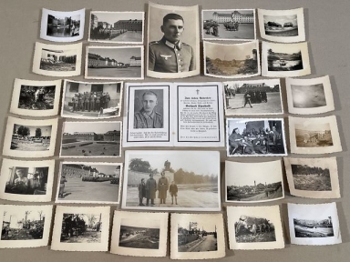 Original WWII German Photographs & Death Notice Lot, 50 TOTAL