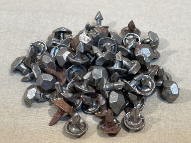 Original WWII German Set of 72 Hobnails, 8mm Size
