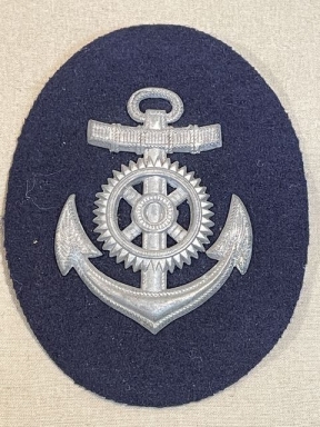 Original WWII German Kriegsmarine (Navy) Engine NCO Career Sleeve Insignia