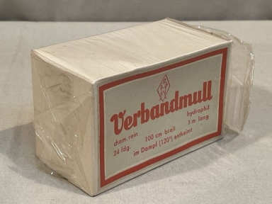 Original WWII German Box of Medical Absorbent Gauze