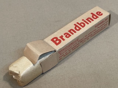 Original WWII German Medical Item in Original Box, Brandbinde