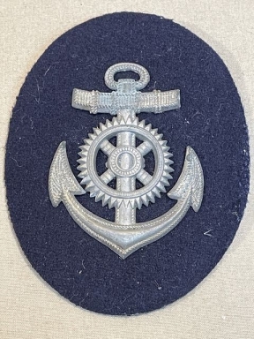 Original WWII German Kriegsmarine (Navy) Engine NCO Career Sleeve Insignia