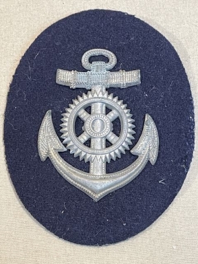 Original WWII German Kriegsmarine (Navy) Engine NCO Career Sleeve Insignia