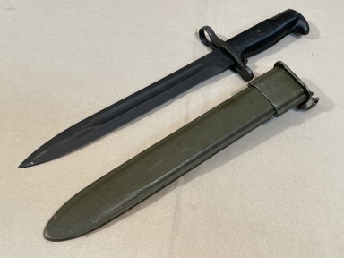 Original WWII US M1 Garand Bayonet and Scabbard