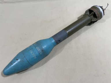 Original Korean War Era US 3.5" Super Bazooka Training Rocket, M29A2