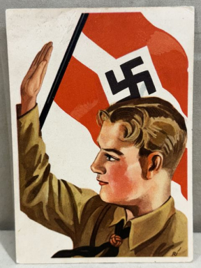 Original 1933 German Hitler-Jugend (Hitler Youth) Postcard