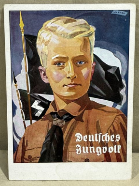 Original 1934 German Deutsches Jugendvolk (German Youth) Postcard