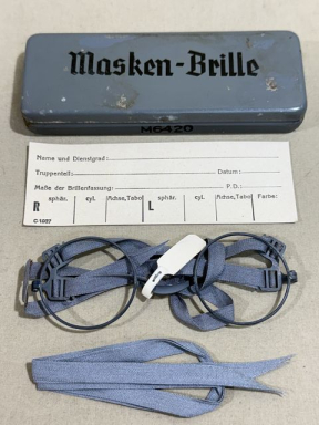 Original WWII German Masken-Brille (Gas Mask Glasses), UNISSUED!!!