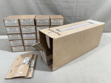 Original WWII German 8mm Mauser Ammo Boxes & Sleeve
