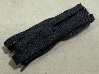 HOLD! Original WWII German BLACK 100cm Shoe Laces, Pair