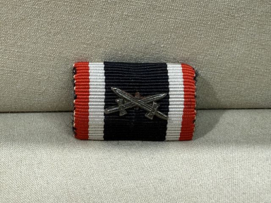Original WWII German War Merit Cross 2nd Class w/Swords Ribbon Bar, UNUSED