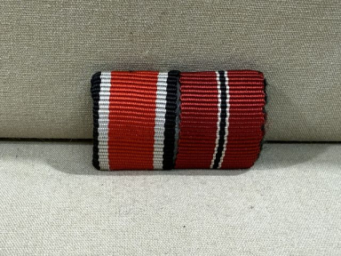 Original WWII German Two-Position Ribbon Bar, 1939 Iron Cross