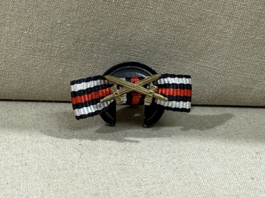 Original Pre-WWII German Lapel Button Hole Ribbon, UNISSUED
