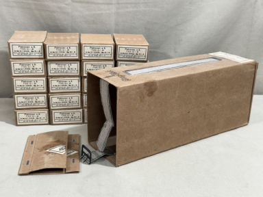 Original WWII German 8mm Mauser Ammo Boxes & Sleeve