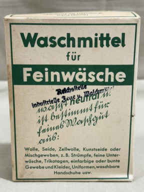 Original WWII German Laundry Detergent (for UNIFORMS), 40 Liter Size