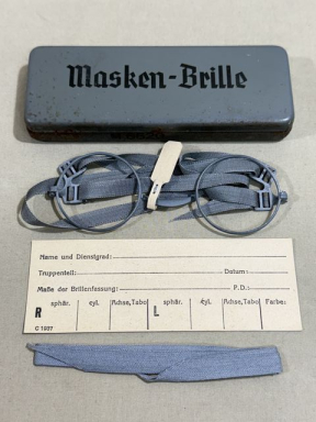 HOLD! Original WWII German Masken-Brille (Gas Mask Glasses), UNISSUED!!!