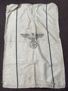 Original WWII German Large Cloth Ration Sack 1940, Damaged