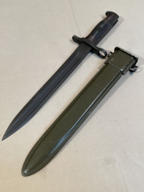 Original WWII US M1 Garand Bayonet and Scabbard, 1918 Dated!