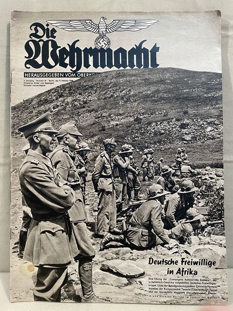 ドイツ国防軍機関誌 Die Wehrmacht 第24号 1940年11月20日 ドイツ国防軍機関誌 Die Wehrmacht 第24号 1940年11月20日
