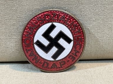 Original WWII German NSDAP Party Pin for Button Hole