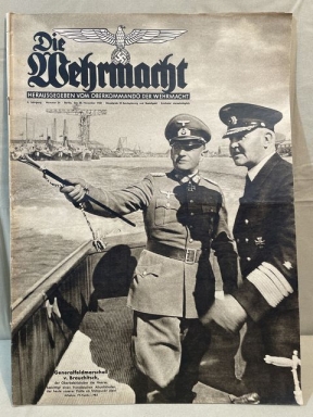 Original WWII German Die Wehrmacht Magazine, November 1940