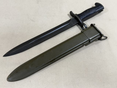 Original WWII US M1 Garand Bayonet and Scabbard, AFH