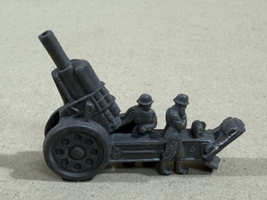 Original WWII German WHW Donation Figure, Artillery Gun