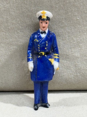 Original Nazi Era German WHW Donation Porcelain Figure, Kriegsmarine Officer