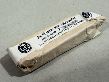 Original Nazi Ear German Sealed Pack of RZM Marked Belt Ramps