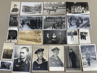 Original WWII German Photographs Lot, 40 TOTAL