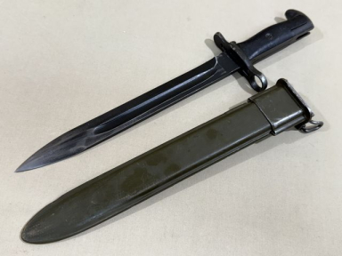 Original WWII US M1 Garand Bayonet and Scabbard, AFH