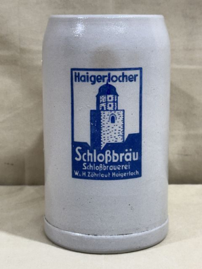 Original WWII or Pre-War German Haigerlocher Schlobru Beer Stein