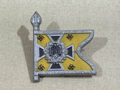 Original WWII German Flag Tinnie, KAVALLERIE