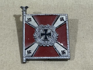 Original WWII German Flag Tinnie, FLAK-ARTILLERIE