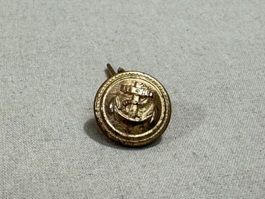 Original WWII Era German Kriegsmarine 12mm GOLD Button, SINGLE