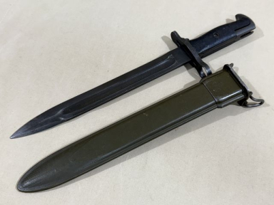 Original WWII US M1 Garand Bayonet and Scabbard, UFH
