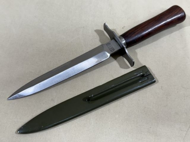 Original WWII French Fighting Knife and Scabbard, S.G. C.O