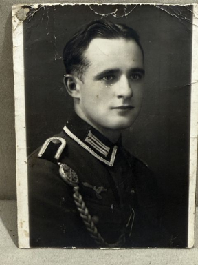 Original WWII German Studio Portrait Photograph, Decorated Heer NCO