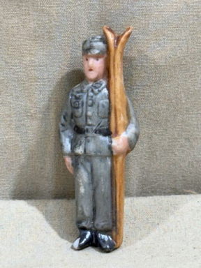 Original Nazi Era German WHW Donation Porcelain Figure, Gebirgsjger