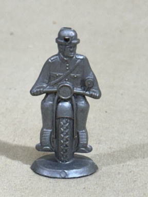 Original WWII German WHW Donation Figure, NSKK Motorcyclist