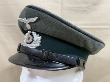 Original WWII German Heer (Army) Pioneer EM/NCO's Visor Cap