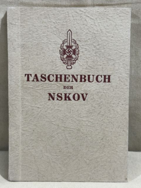 Original Nazi Era German Handbook of the NSKOV, Taschenbuch der NSKOV