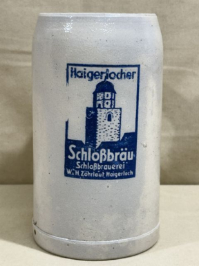 Original WWII or Pre-War German Haigerlocher Schlobru Beer Stein