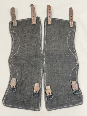 Original WWII German HEER (Army) Soldier's Gaiters, Pair