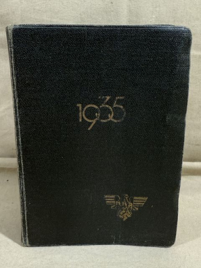 Original Nazi Era German RDB Deutschen Beamten Kalender 1935 Calendar/Information Book